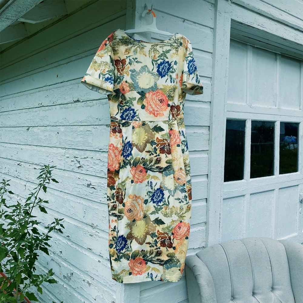 Floral Pin-up 1950’s Retro Dress